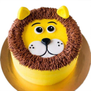 LION THEME CAKE 3p Egg Less